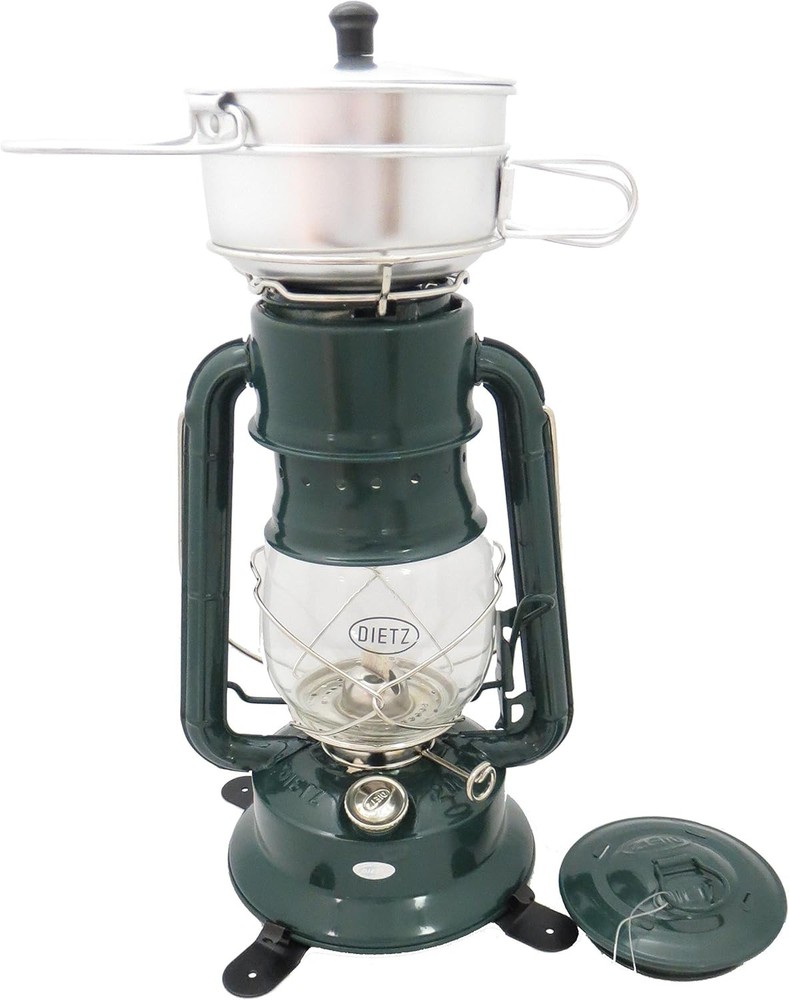 Dietz #2000 Millennium Lantern/Cooker Green with Chrome Trim