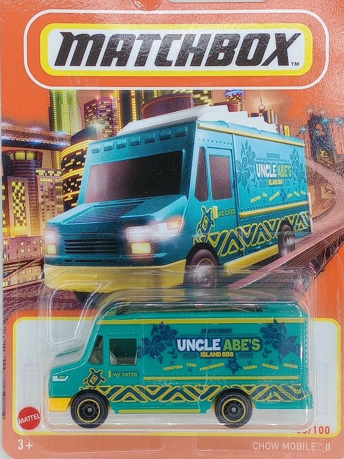 MATCHBOX CHOW MOBILE II FOOD TRUCK 1/64 SCALE NIB USA STOCK!!!