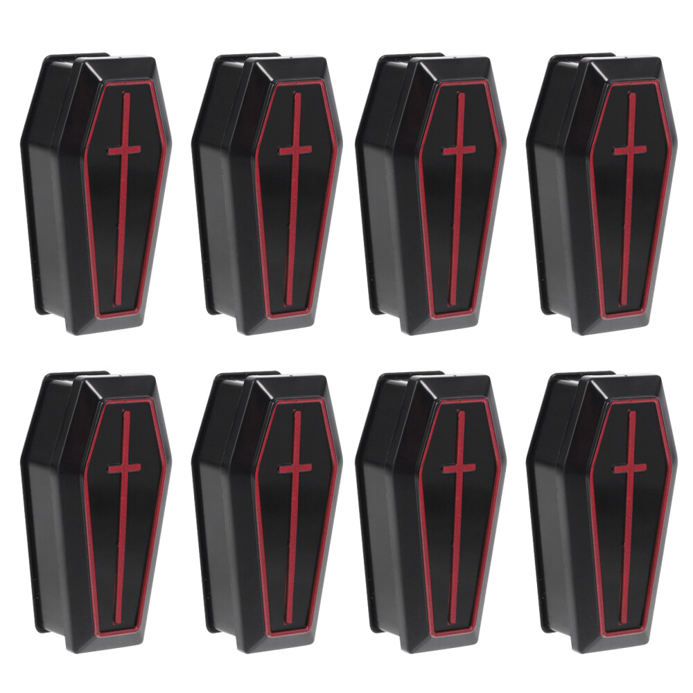 8PCS Mini Coffin Boxes for Halloween Decorations or Tiny Keepsakes
