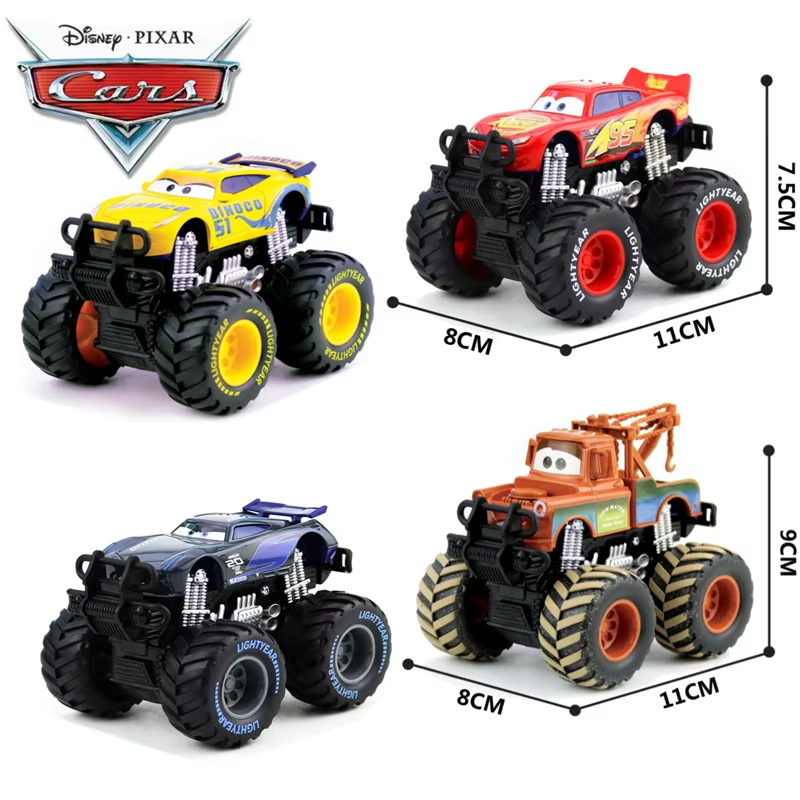 Disney Pixar Cars Off Road Vehicle Pullback Cars Lightning Inertial Force Toys