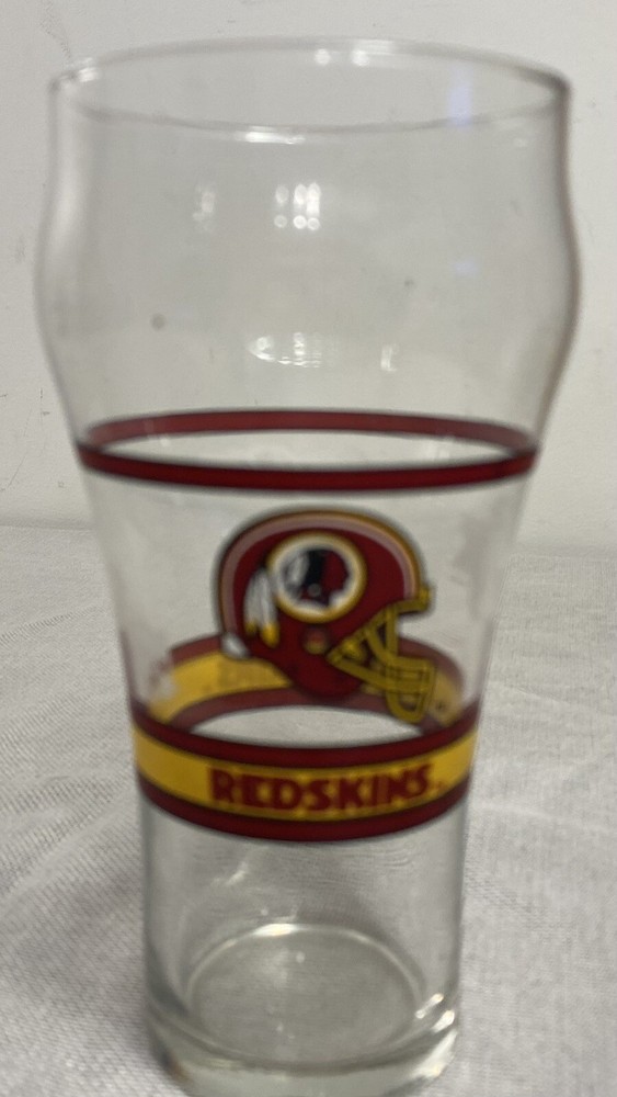 Vintage Washington Redskins Super Bowl XXVI Coca-Cola Commemorative Glass