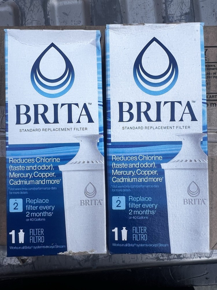 Brita Longlast Replacement Filters for Pitchers Dispensers - 2 Count