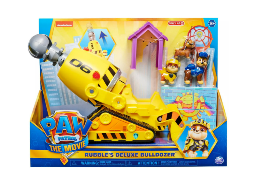 PAW Patrol: The Movie Rubble's Deluxe Bulldozer Target Exclusive