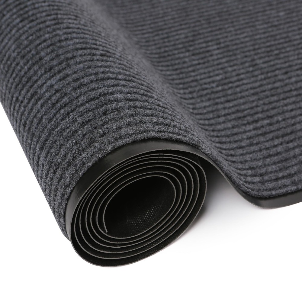 3x10 Striped Brush Step Floor Mat Heavy Duty High Traffic Commercial Entrance