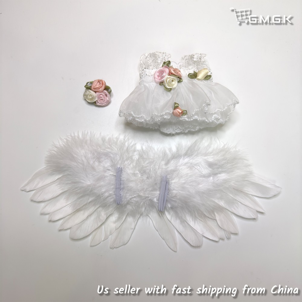 Handmade Labubu Monster Clothes Angel Outfit Replacement Costume (No Toy)