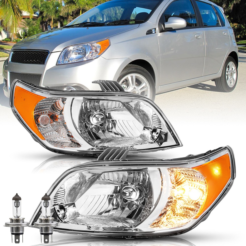 Headlights Assembly Hatchback Halogen Headlamp For 2009-2011 Chevy Aveo5 Aveo 5