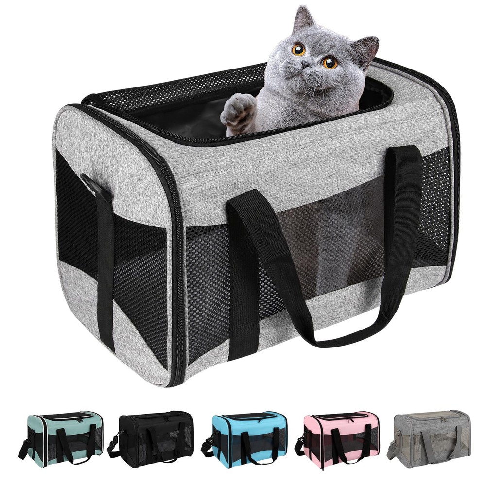 Airline Approved Cat Carrier - Portable, Breathable Pet Travel Case