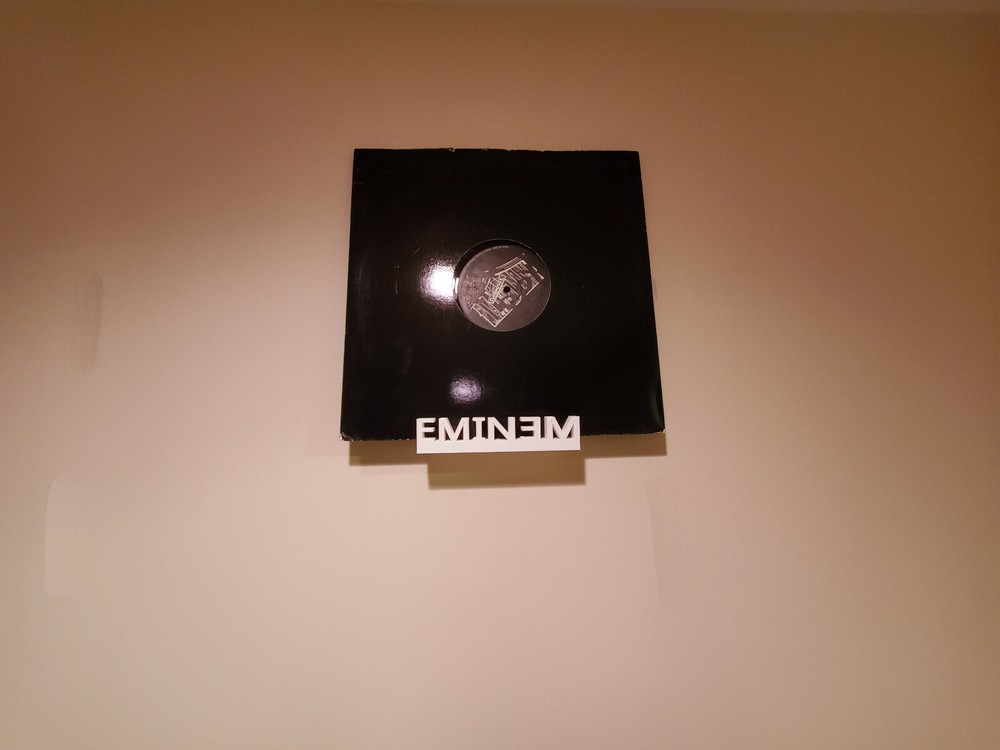 EMINEM Vinyl Record Wall Shelf for Display & Storage in Large White
