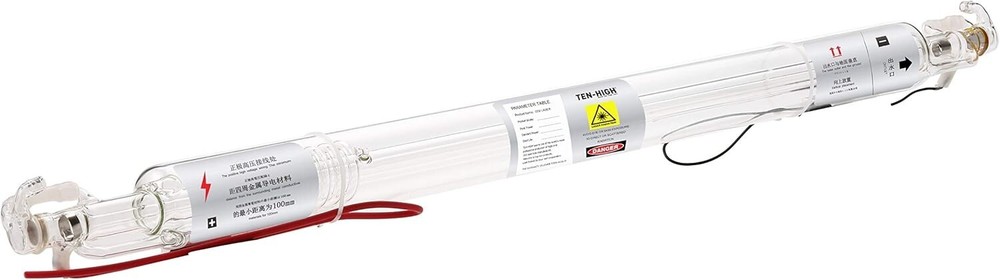 40W CO2 Laser Tube 700mm D50mm with Pre-Wired Connectors for Quick Setup