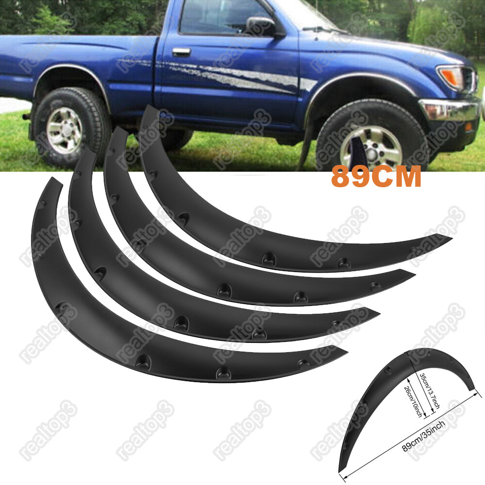 89CM Extended Fender Flares Wide Body Wheel Arches For Toyota Tacoma 1995-2004