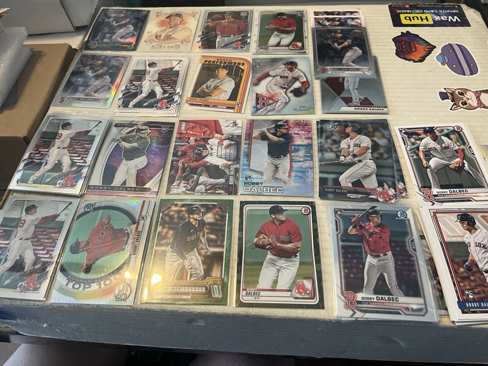 (55) Bowman Topps 2021 cromo⚡️BOBBY DALBEC⚡️REFRACTOR ¡Y MÁS!