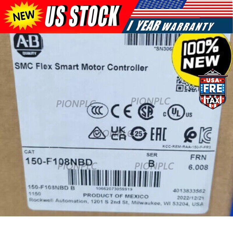 Allen-Bradley 150-F108NBD SMC Flex Smart Motor Controller 150F108NBD