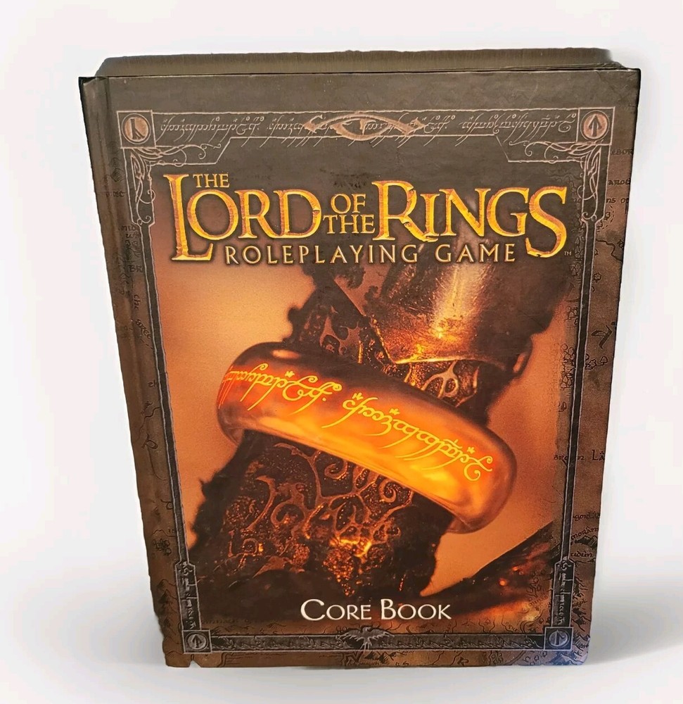 Core Book LOTR Role Playing RPG Lord of the Rings Hardback Ist Printing 2002 VGC