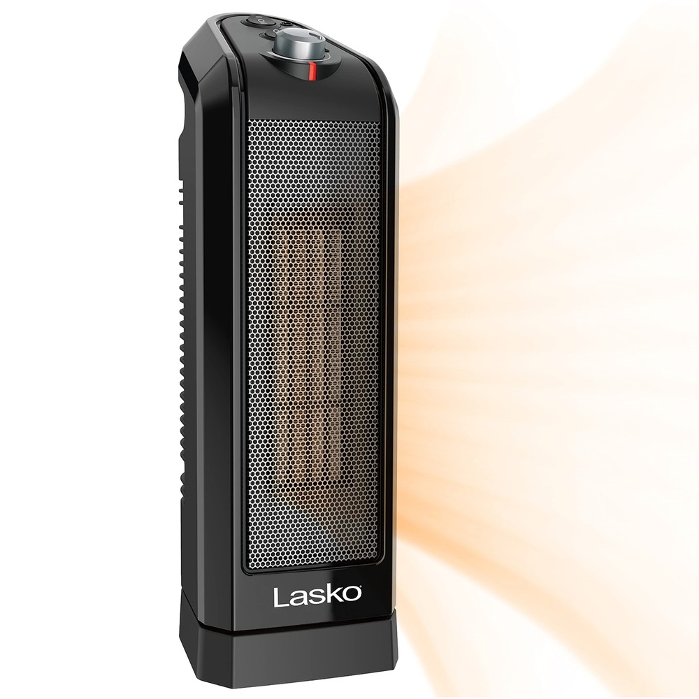Oscillating Ceramic Space Heater for Home with Overheat Protection, Thermosta...