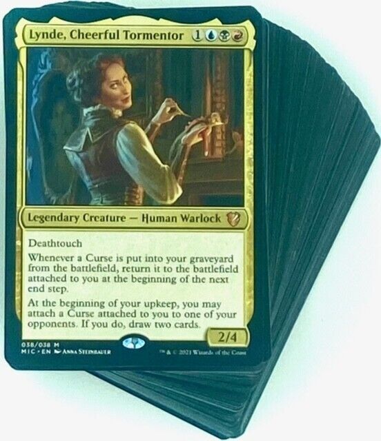 ***Custom Commander Deck*** Lynde, Cheerful Tormentor - Curses - EDH MTG Magic