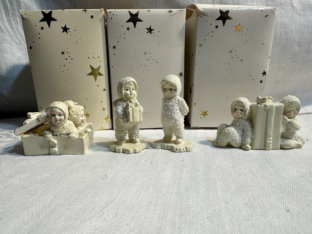 3 sets snowbabies miniatures Department 56