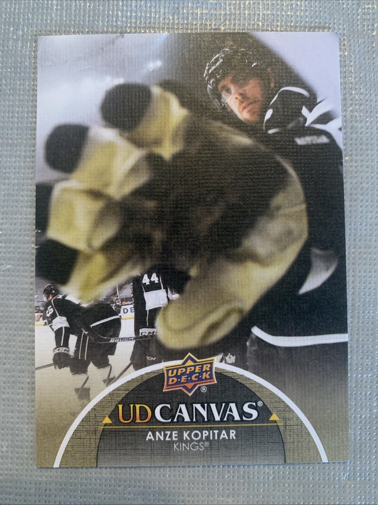 2021-22 Upper Deck UD Canvas Black Anze Kopitar #C38