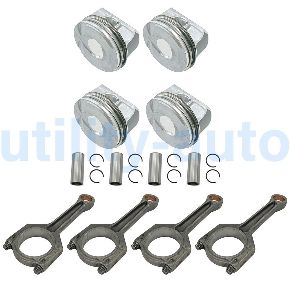BMW Mini Cooper S R55 N14 1.6L Engine 8x Connecting Rods & Piston Rings Set