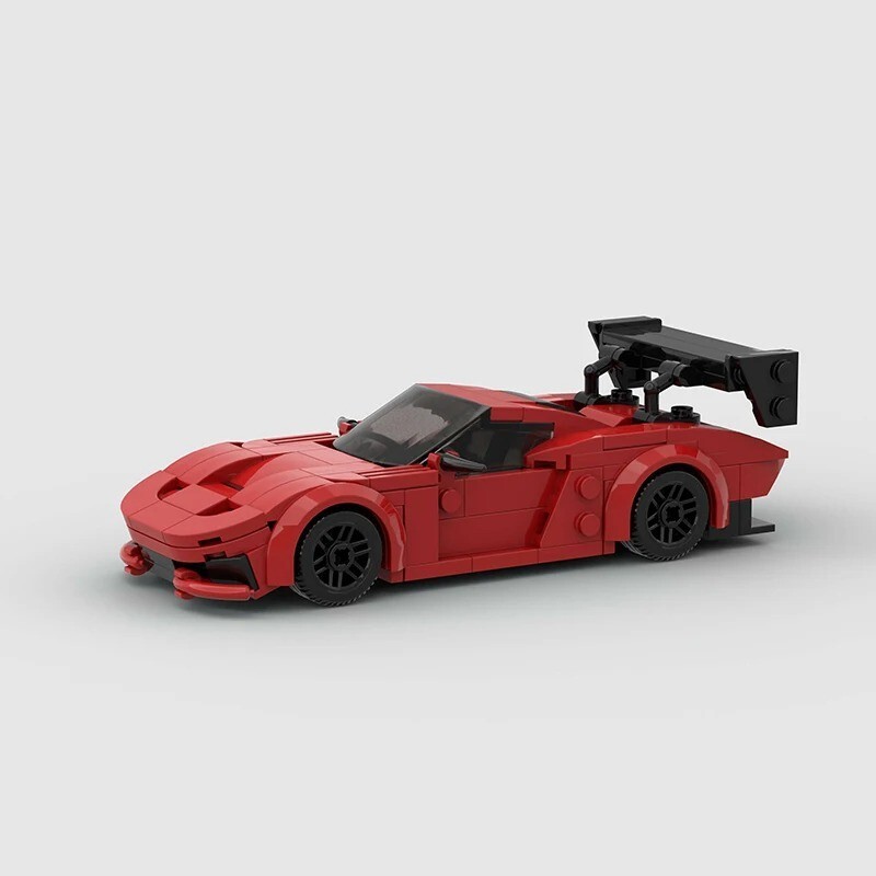 LEGO MOC Porsche 935 Red Speed Champions Style Car Model Fast Shipping Gift