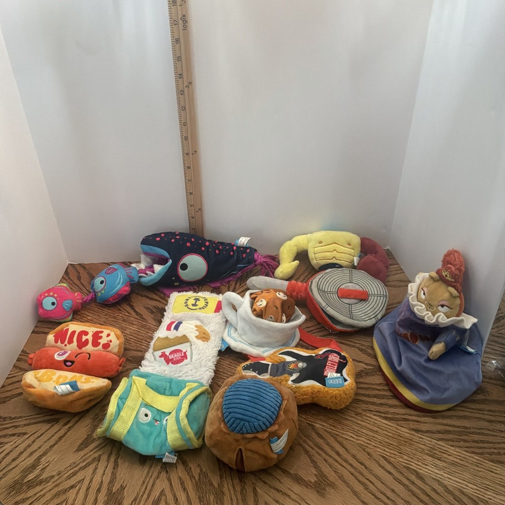 BarkBox dog toys lot of 10 Toys