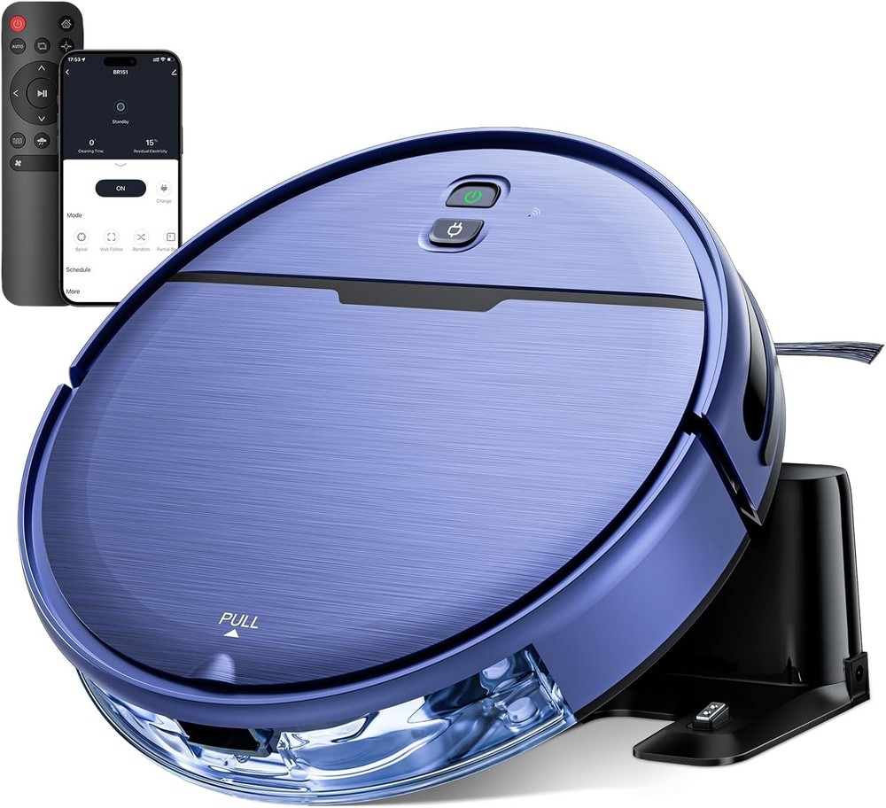 iMartine BR151 Robot 2 in 1 Vacuum and Mop Combo WiFi/App, Water Tank, Strong