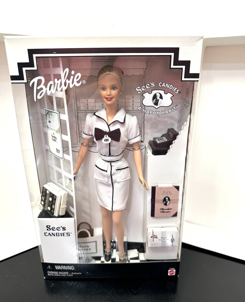 Barbie 1999 See's Candies Salesperson Collector Edition Doll-NRFB
