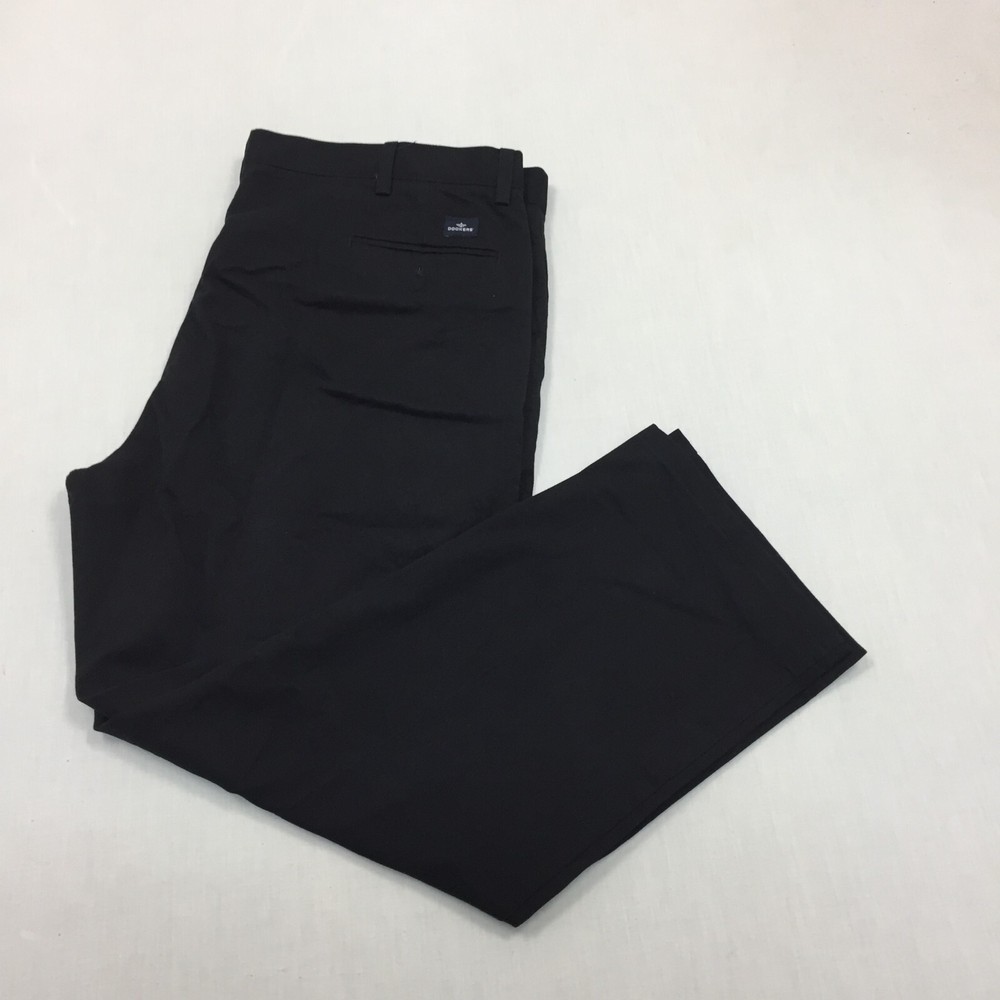 Dockers Chino Trousers Cotton Pants Straight Fit Mens Size 42W 30L Blue