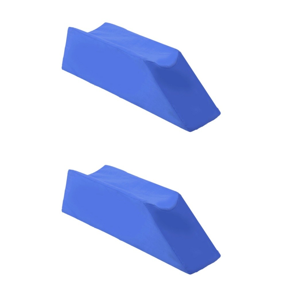 2-Pack Leg Elevation Wedge Pillows for Post-Surgery Recovery & Comfort