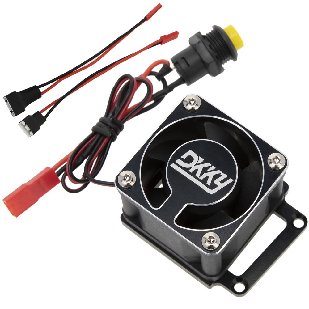 DKKY Sledge 1/8 RC Car 4028 Motor Cooling Fan Heatsink with 21000 RPM for Tra...