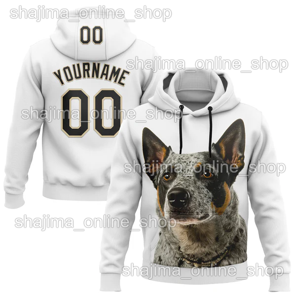 Australian Cattlel Dog Sports All Over Print Hoodie, Love Dog Hoodie 3D