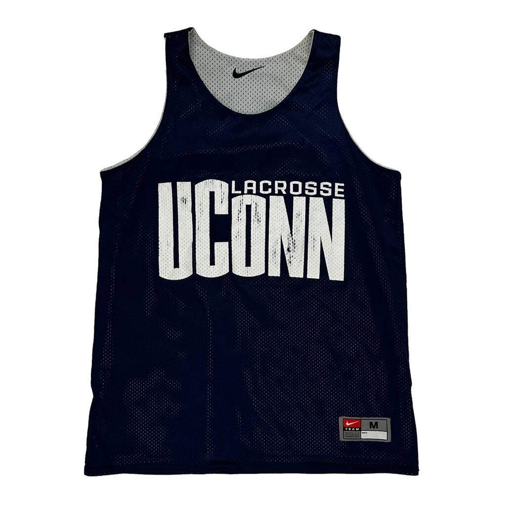 Uconn Lacrosse Nike College Jersey - Medium Navy Polyester