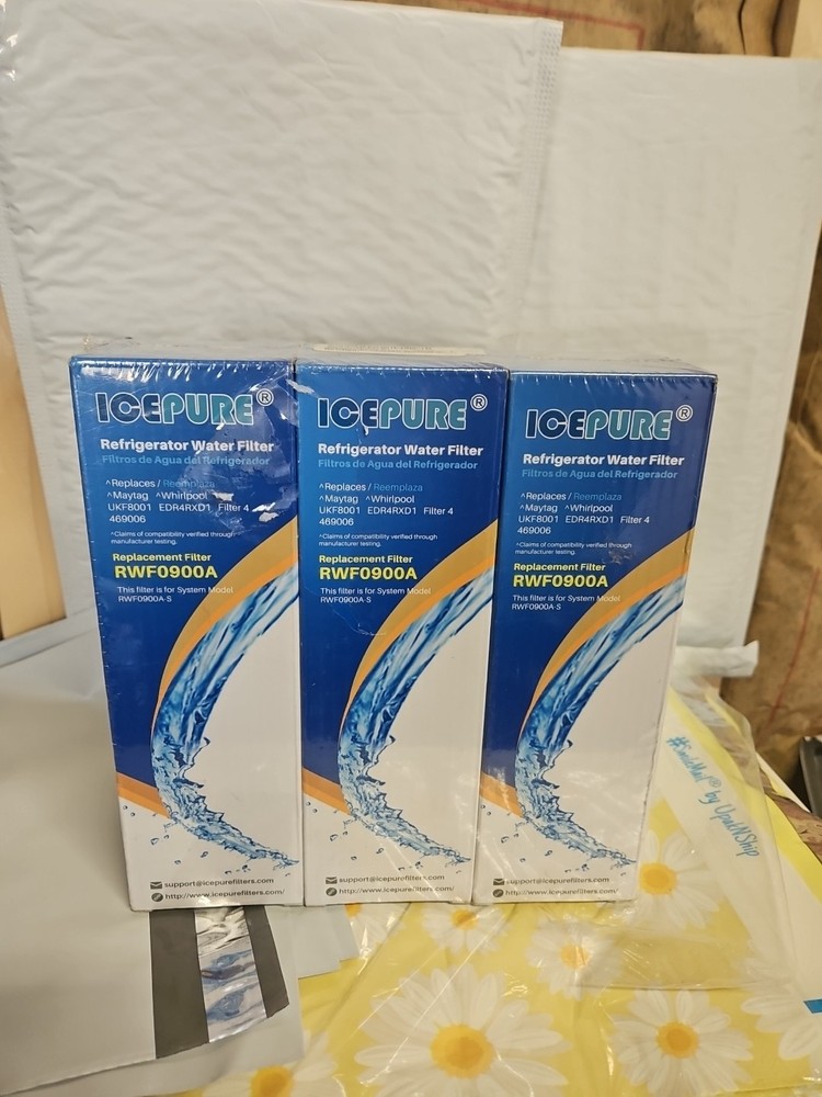 Icepure RWF0900A Replacement Water Filter - 3 pack