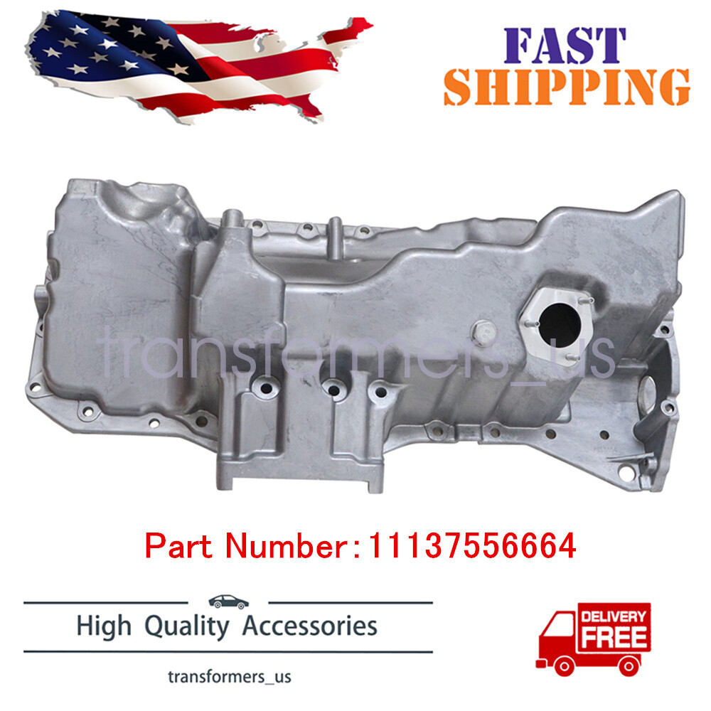 11137556664 Engine Oil Pan for BMW 2011-2018 535i 640i 740i 3.0L xDrive AWD