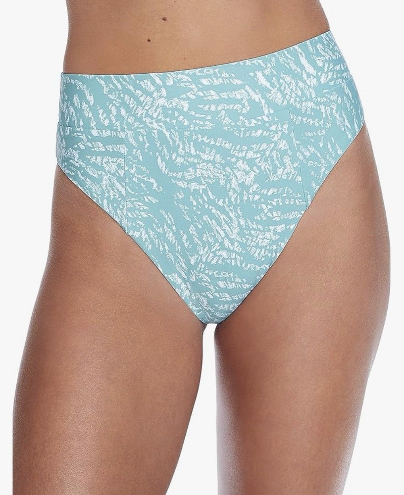 NWT Camio Mio High Waisted High Leg Bikini Bottom Marina Animal Sz M
