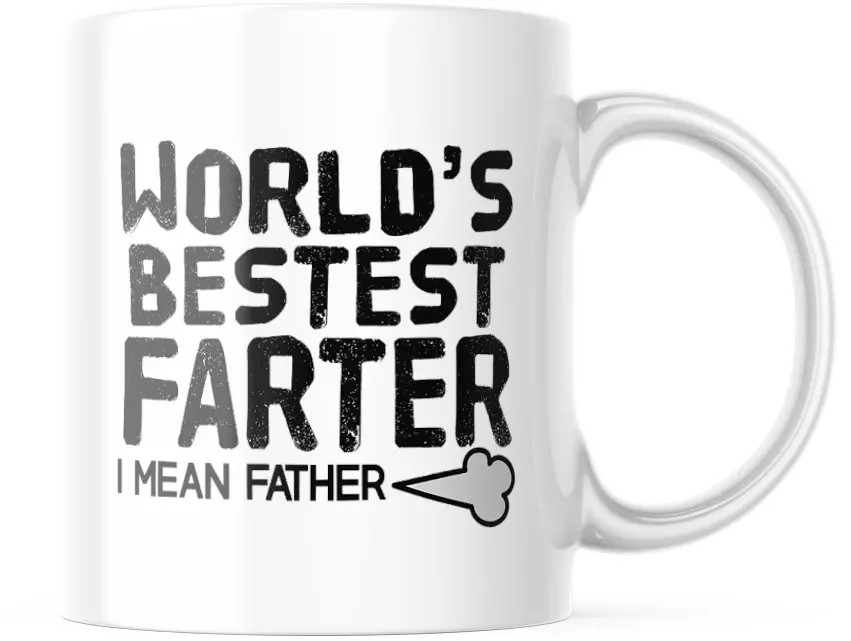 Fathers Day Funny Gifts for Dad Husband Him from Daughter Son Kids Wife Mug-image