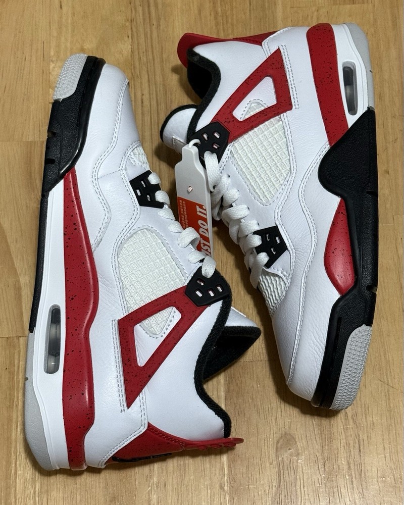 Size 5Y - Jordan 4 Retro Mid Red Cement