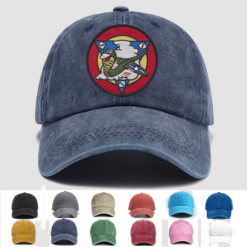 Custom Embroidered Hat 333rd Fighter Squadron, Veteran Cap, Trucker Hat, Gift