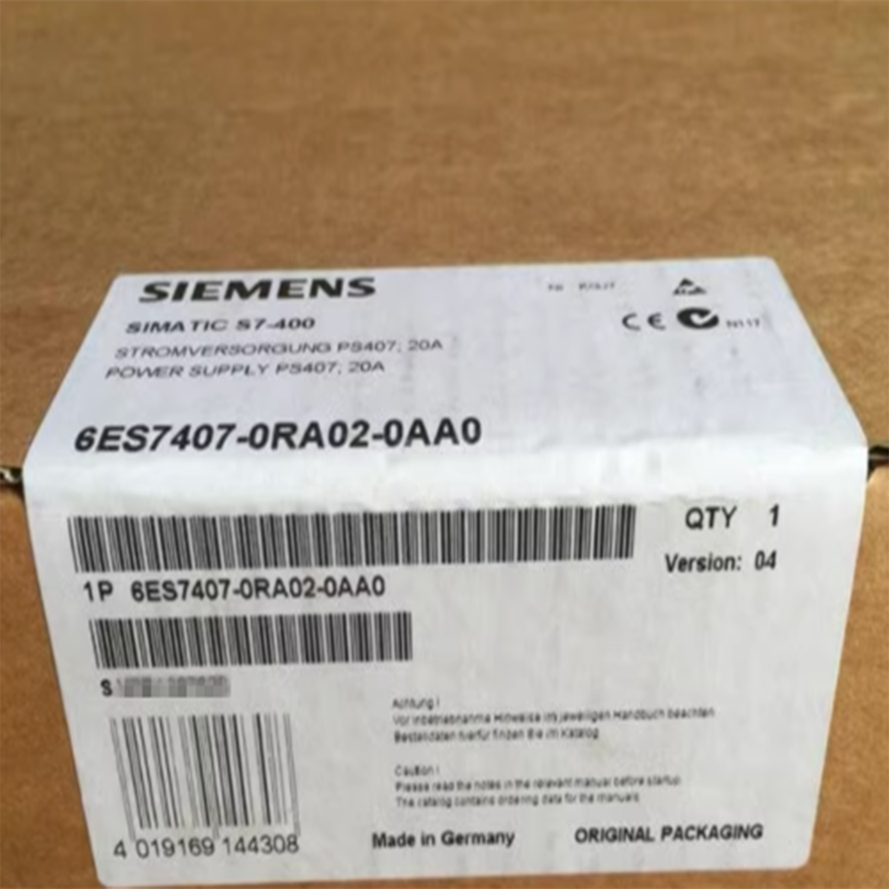 6ES7 407-0RA02-0AA0 PRO SIEMENS 6ES7407-0RA02-0AA0 S7-400 Power supply PS407