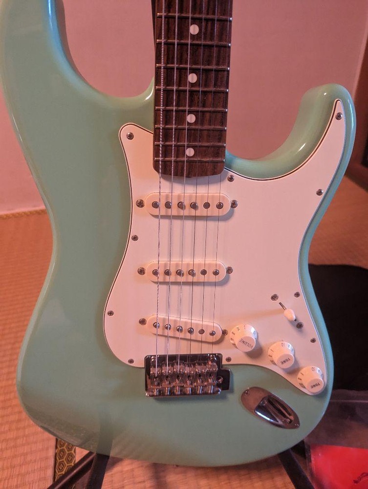 Rare Fender Japan60S Stratocaster Surf Green