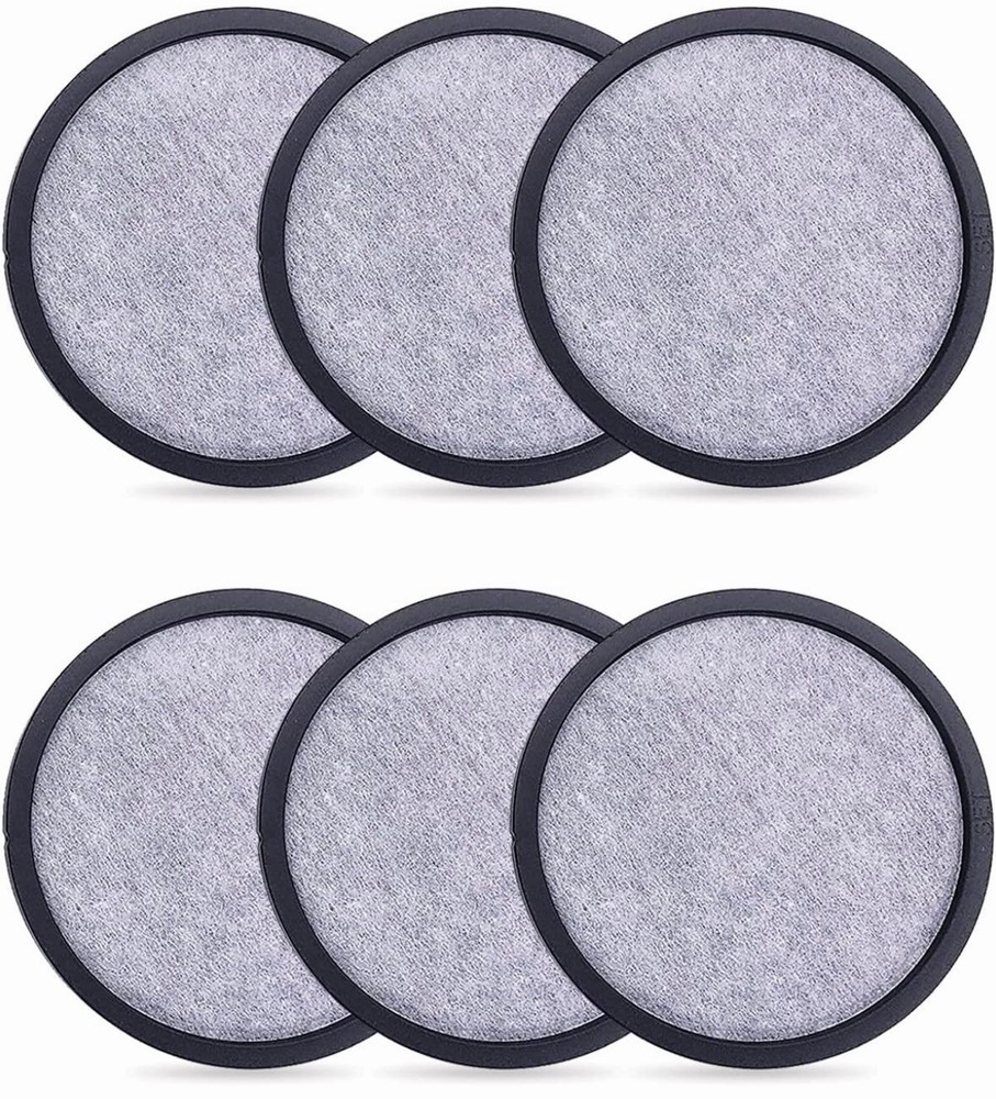 6 Pack Replacement Charcoal Water Filter Discs for Mr. Coffee Brewers