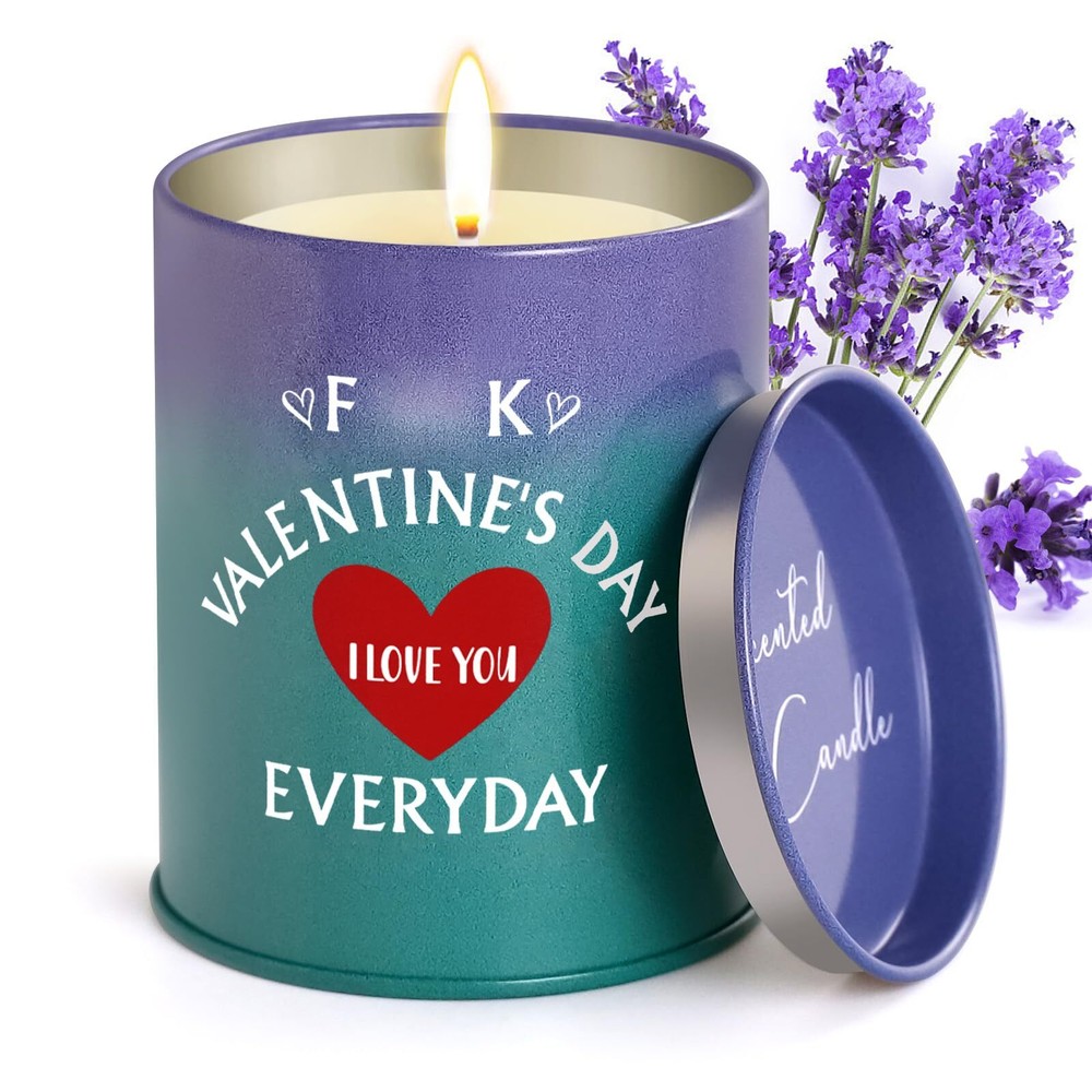 Romantic Valentine's Day Scented Candle Gift for Her