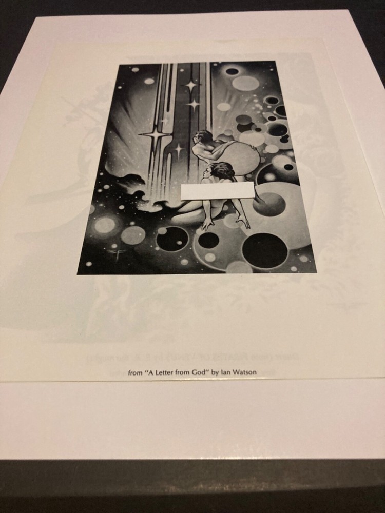 Steven E Fabian 1979 Art Print Letter from God Beautiful People at Tower