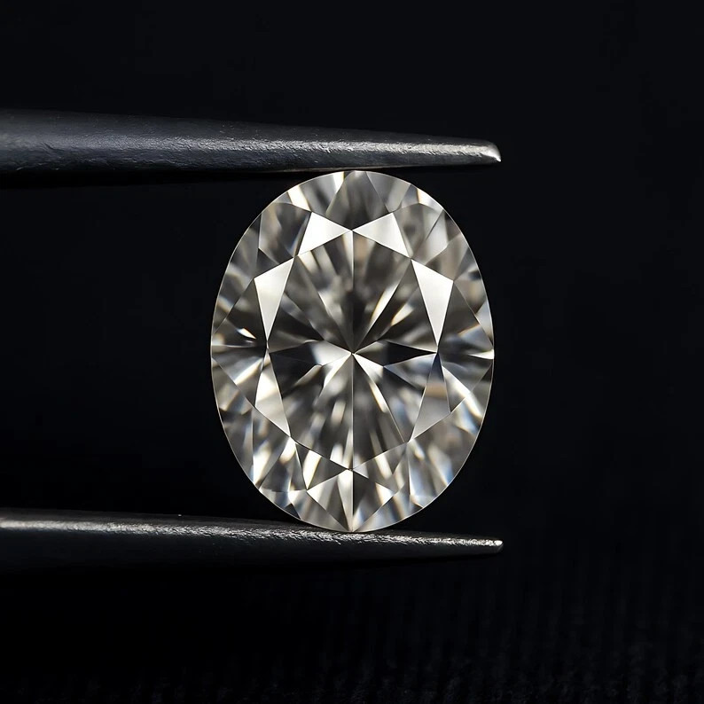 IGI Certified 1 Ct Lab Grown CVD Diamond D Color Oval Brilliant Cut Very Clean