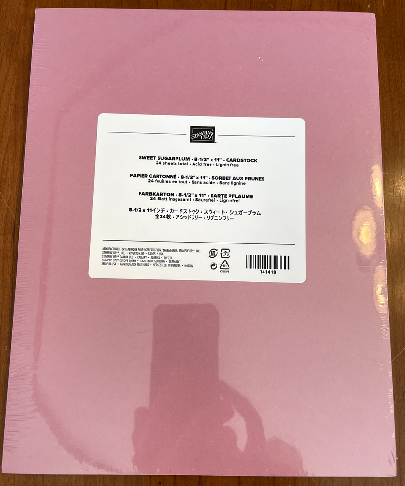 Stampin Up! Paper CARDSTOCK 8.5 x 11 Retired --NEW--YOU PICK COLOR!