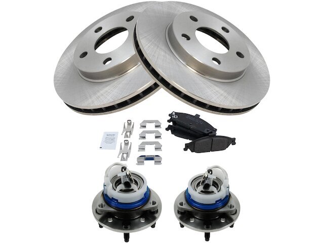 Front Brake Pad and Rotor and Wheel Hub Kit fits Alero 1999-2004 23CMHC
