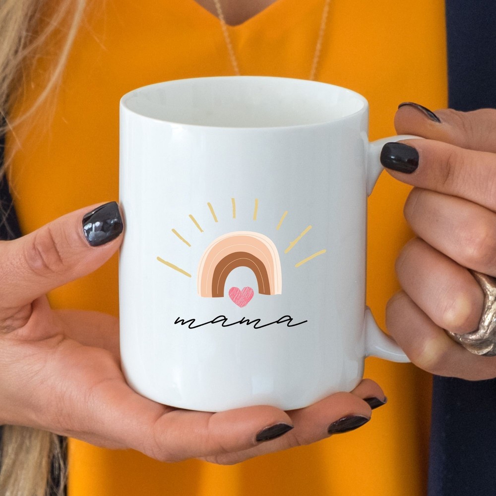 Rainbow Mama Mug – Cute Mother’s Day Gift for Mom’s Coffee