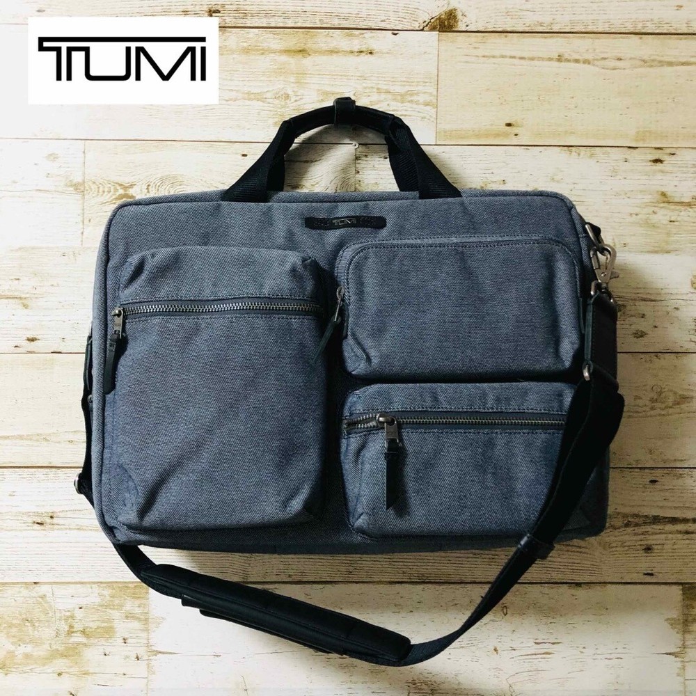 Tumi Dalston 2-Way Briefcase Gray 41x30x13 cm Used Discontinued
