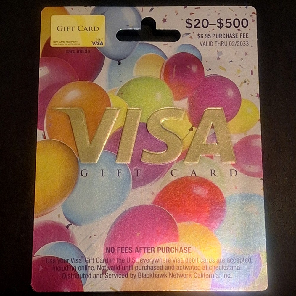 VISA Gift Card $500 New US Free Shipping-image