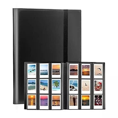432-Pocket Photo Album for Fujifilm Instax Mini & Polaroid Cameras Holds 216 Pics