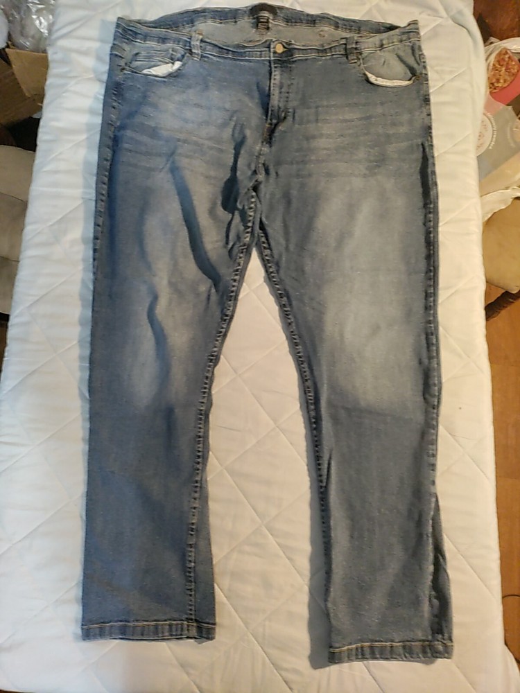 Steve's Jeans 48x32 Comfortable Denim Blue Jeans Wash Fade Work